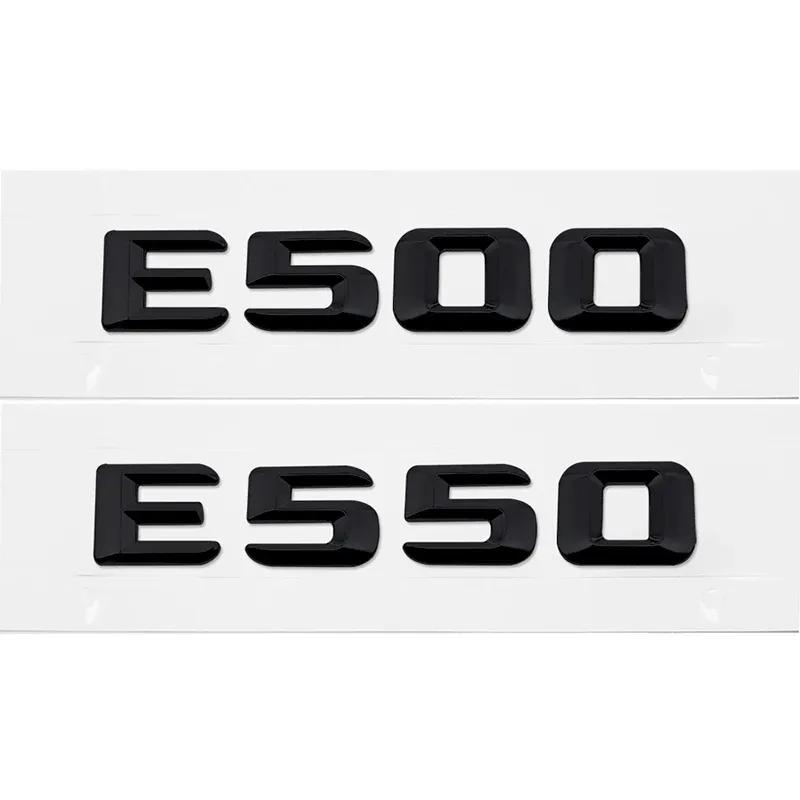 Car Sticker For Mercedes E Class Car Rear Trunk Number Letter Sticker Tail Box Emblem Badge E300 E320 E350 E400 E420 E430 E500