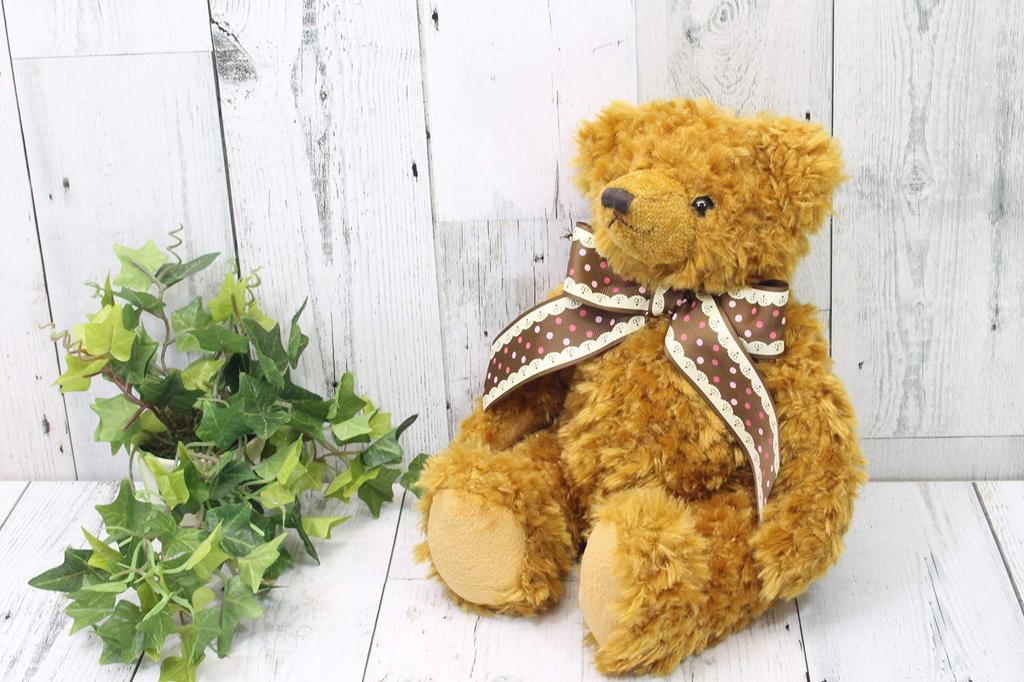 Take Off Plush Toy Music Box Classic Bear Brown