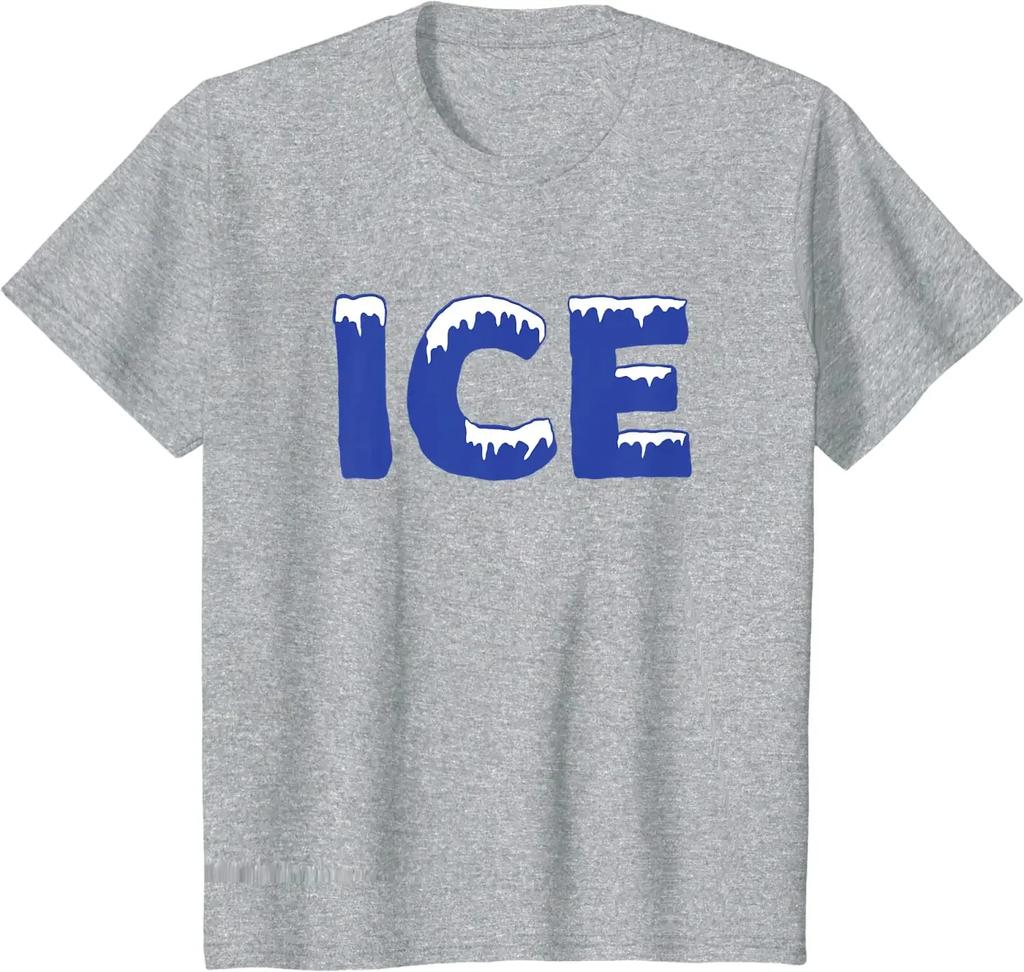 Funny Family Shirt Ice Men Clothing Graphic T Shirts Cold Summer Tshirt Casual Cotton Daily Four Seasons Tees Harajuku