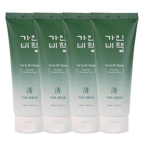 (4ea) GaInBiChaek Green Tea Cleansing Foam 150ml / Herbal Soothing Care_635092