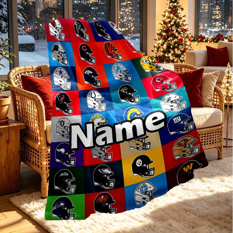 Custom Name Personalized basketball Print Blanket, Home Decor, Bedroom, Sofa, Camping, Couch, Gifts for Birthday Christmas