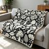 Gift for Creative Kids DIY Coloring Blanket with 24 Markers, Color Your Own Blanket, 59" X Soft Polyester Painting 45" Cozy Throw Sofa, Couch,