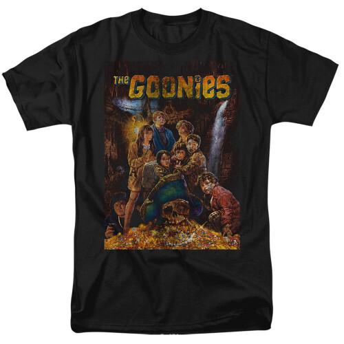 The Goonies Poster Adult T-Shirt Black Unisex T-Shirt M