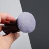 Professional Black Round Handle Powder Brush Makeup Brushes Fluffy Soft Foundation Blush Brush Beauty Cosmetics Women Gift