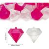 20Pcs Reusable Plastic Quick-Freeze Easy-to-Clean Fake Ice Cubes for Making Cold Appealing Drinks