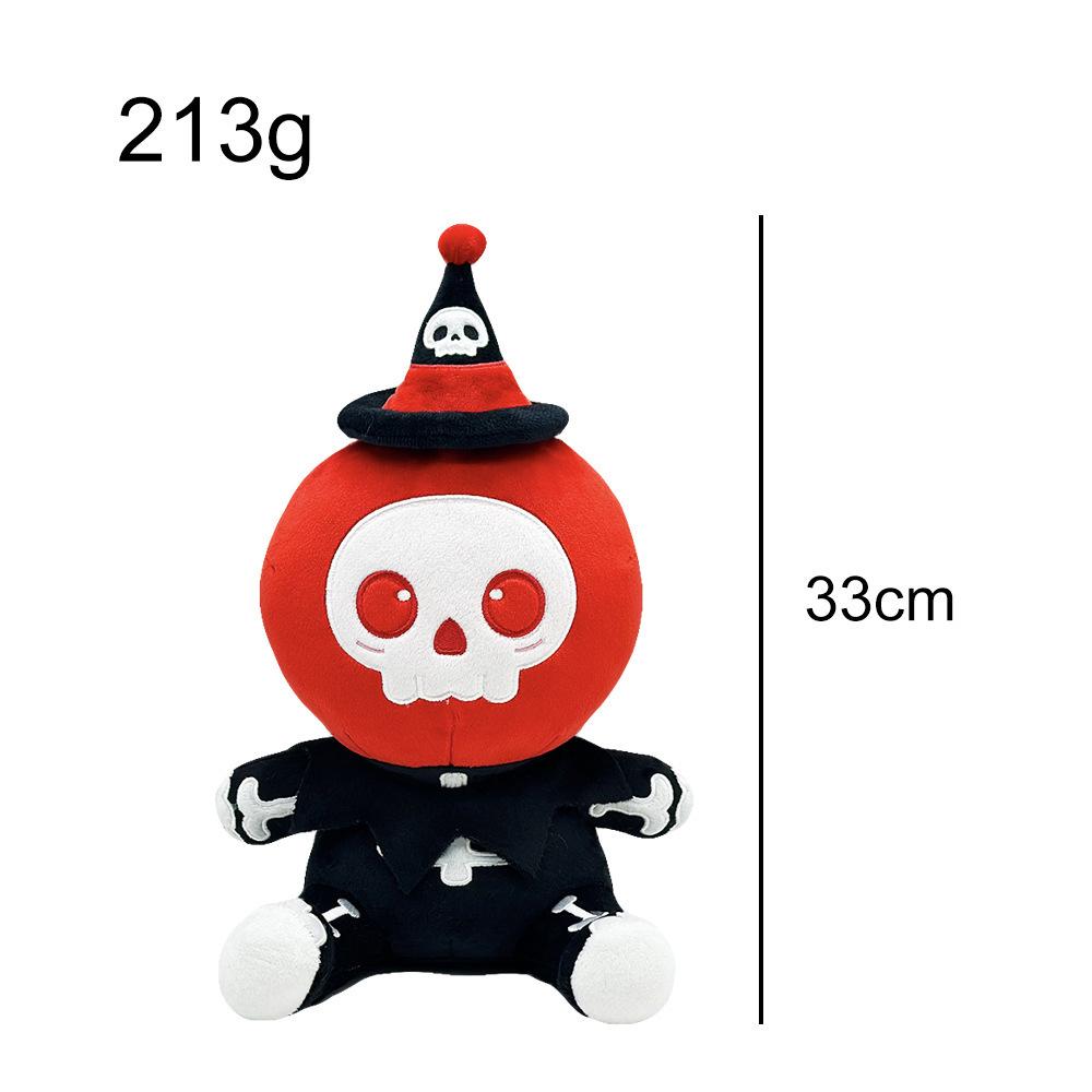 Cross-border New Product 2025 Halloween Ghost Short Plush Toy Doll with PP Cotton Filling 31-50cm Height 14 Years & up