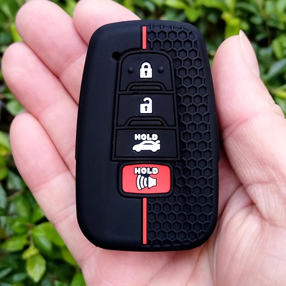 Latest Model In Silicone Car Key Case Cover Protector For Toyota Highlander Corolla Prius Rav4 Camry Avalon C-Hr Gt86