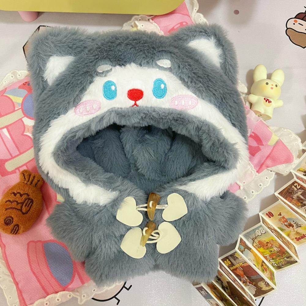 Cartoon Cat 20cm Cotton Doll Clothes Plush Coat No Attributes Dolls Clothes  Doll Accessories