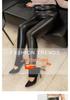 Damen Leggings mit Fleece-Futter, hoher Taille, aus PU-Leder, Übergröße