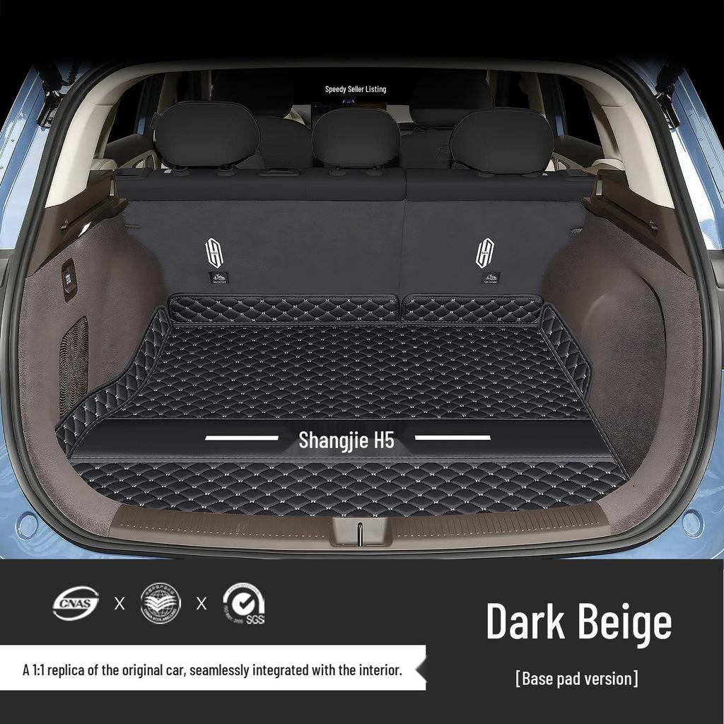Huawei Shangjie H5 Trunk and Tail Box Mats - Full Coverage, Modified Design, Set of 25