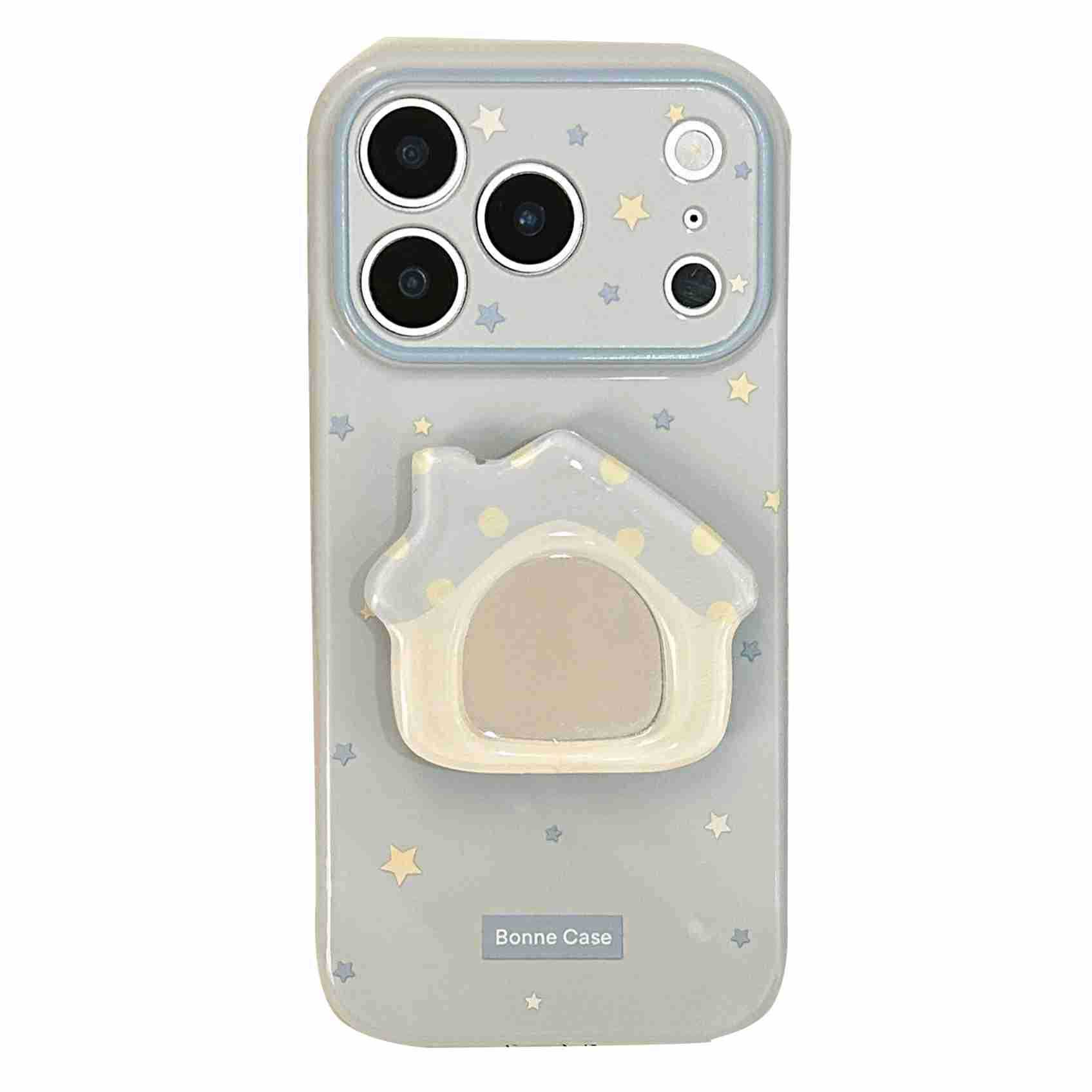 

Синий чехол-подставка с зеркальным покрытием для iPhone 16, iPhone 17 и iPhone 17 Pro Max iPhone 11