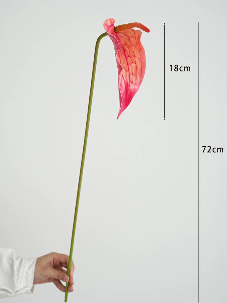 Anthurium Artificial Flowers  High Quality Artificial Anthurium Plant Wedding Home Decoration Party Floral Arrangement Wedding