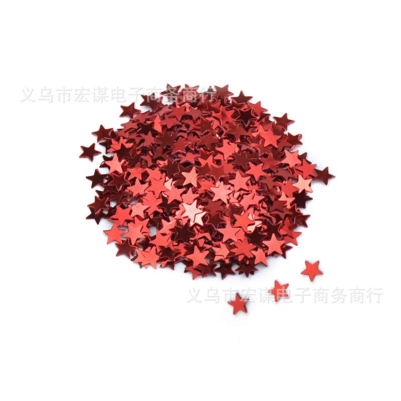 Wedding Decoration DIY Sequin Heart Star Confetti Scatter Accessories Crafts Sequin Birthday Party Festival Decoration Supplies