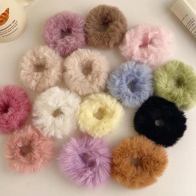 Plüschige Woll-Haargummis - Damen Herbst/Winter Dopamin-Stil Haarschmuck