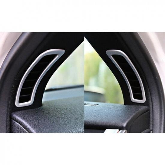 For Lincoln MKC 2015-2019 ABS Chrome A Pillar Air Outlet Vent Cover Trim 2PCS