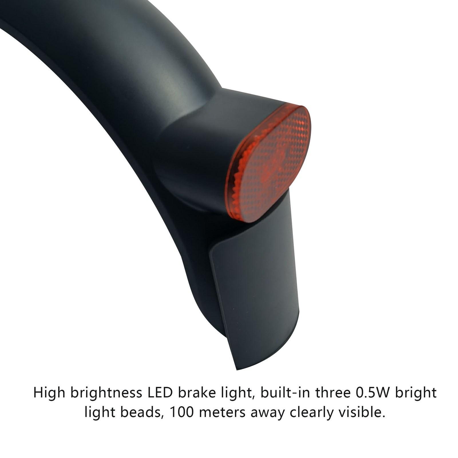 

Fenders with Rear Tail Lamp Universal High Brightness Brake Light Led Brake Lights with Mudguards for PRO2 Electric Scooter Type A