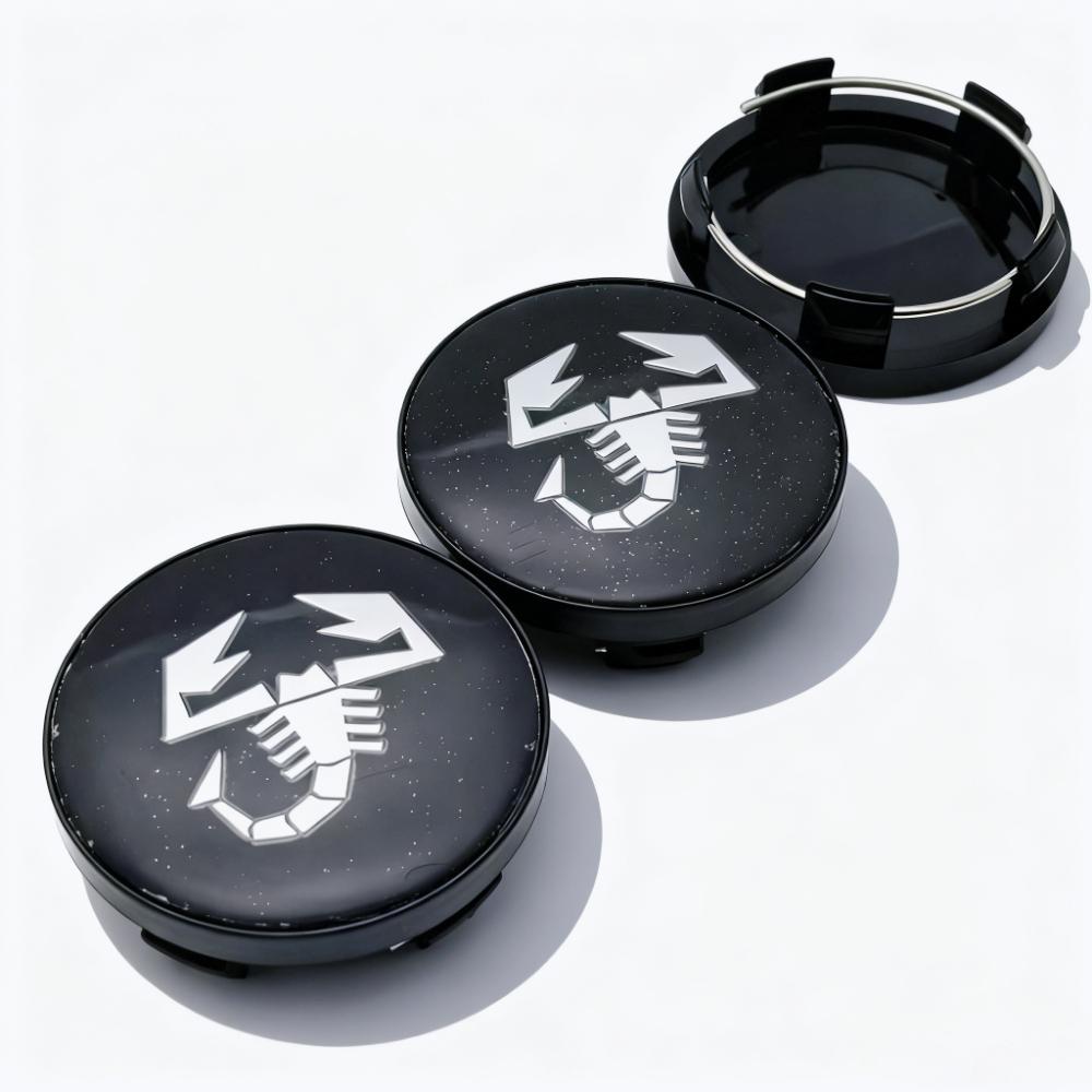 4pcs Scorpion Logo Emblem Badge Car Wheel Center Caps OD 58MM 54MM Wheels Hub Cap Rim Hubcaps Dust Cover Replace Car Accessories