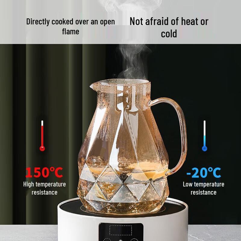 Heat-Resistant Glass Teapot and Cup Set