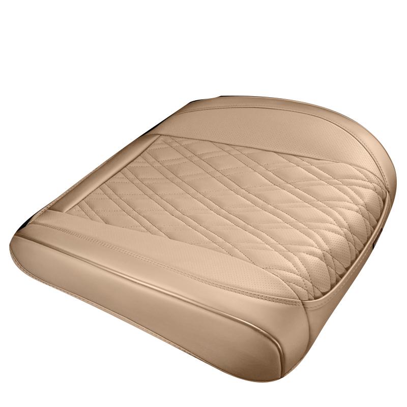 SEAMETAL Front Car Seat Cover PU Leather Seat Cushion Automobiles Seat Protector for Four Seasons