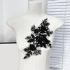 Sewing On Iron On Flower Patches with Sequins Embroidery for Easy Crafting Projects Polyester