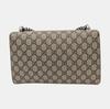 [Použitý] Dionysus Taška přes rameno/crossbody s řetízkem a logem s hlavou tygra, plátno/kůže - Dobrý stav #V60YZN