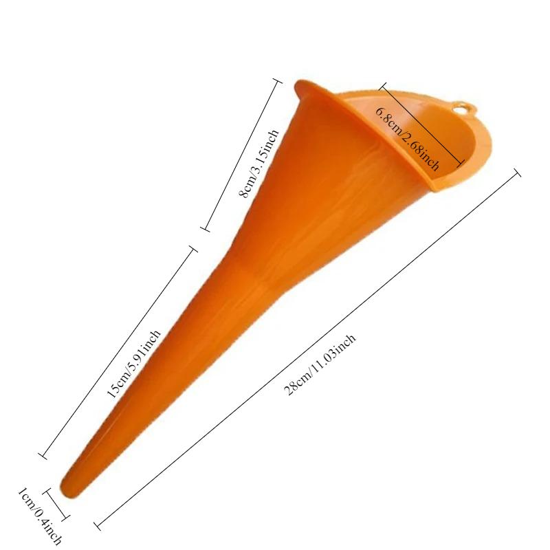 2/3/5 buc mașina motocicletă lungă gura ulei pâlnie anti-stropire benzină combustibil umplere instrument plastic motor pâlnie realimentare accesorii auto