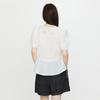 LAP Round Neck String Shirred Blouse As2Wb462
