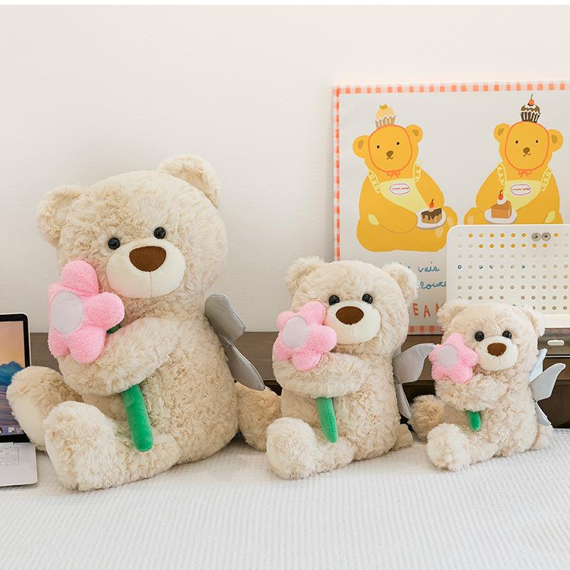New Cute Gifford Bear Flower Fairy Doll Plush Toy Couple Bear Doll Confessing Gifts