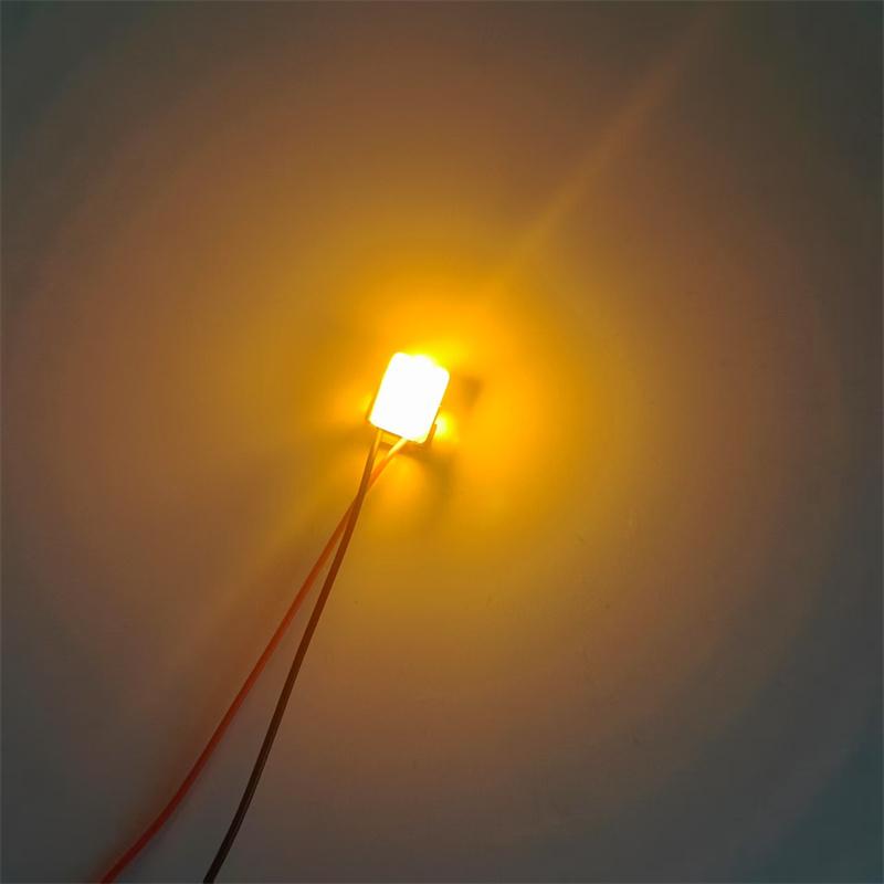 New Orange Light 4pcs/set Car Interior Light signal Lights LED Door Handle mini Ambient Backlight Decorative Atmosphere