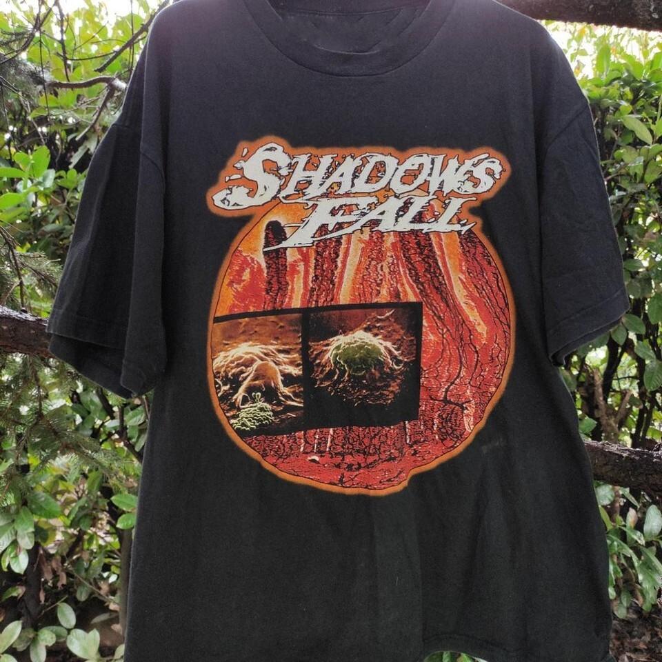 Shadows Fall Band Black T-Shirt Cotton Full Size Unisex S-5XL XXXXL