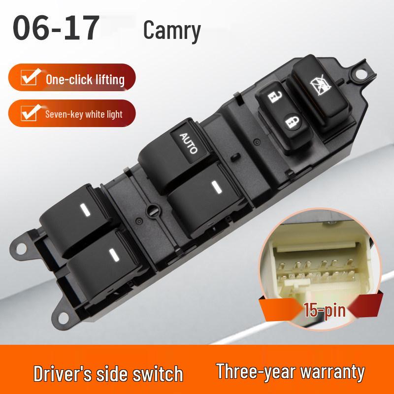 

Перемикач вікна водія Toyota Camry - Передній лівий блок кнопок No Door Disassembly Needed