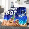1pz Coperta in Flanella Astro Bot Adventure per Super Morbida Carina Confortevole per Viaggio Biancheria da Letto Divano Divano Coperta Y7235