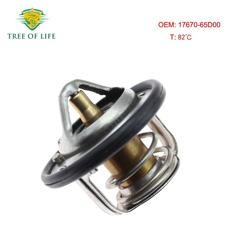 17670-65D00 For Suzuki Jimny Grand Vitara SX4 WagonR Coolant Engine Thermostat 82C 1767065D00 17670-77E00