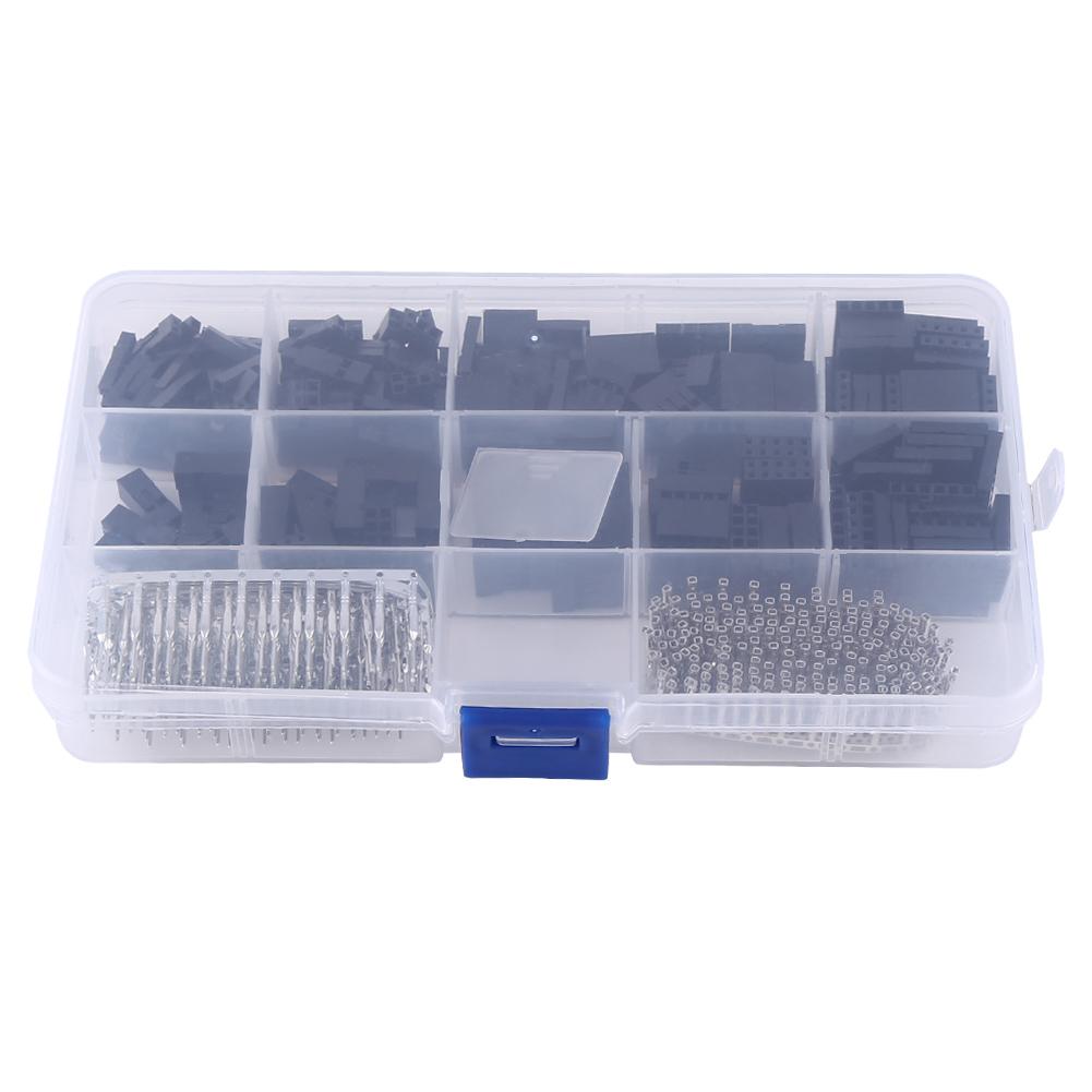 

610 шт. 2,54 мм набір роз’ємів для корпусу, гніздо, штифт для перемички