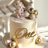 0-9 Number Birthday Cake Candle Pink Bow Birthday Party Decoration Cake Topper Cake Candle Dessert Decor Party Supplies