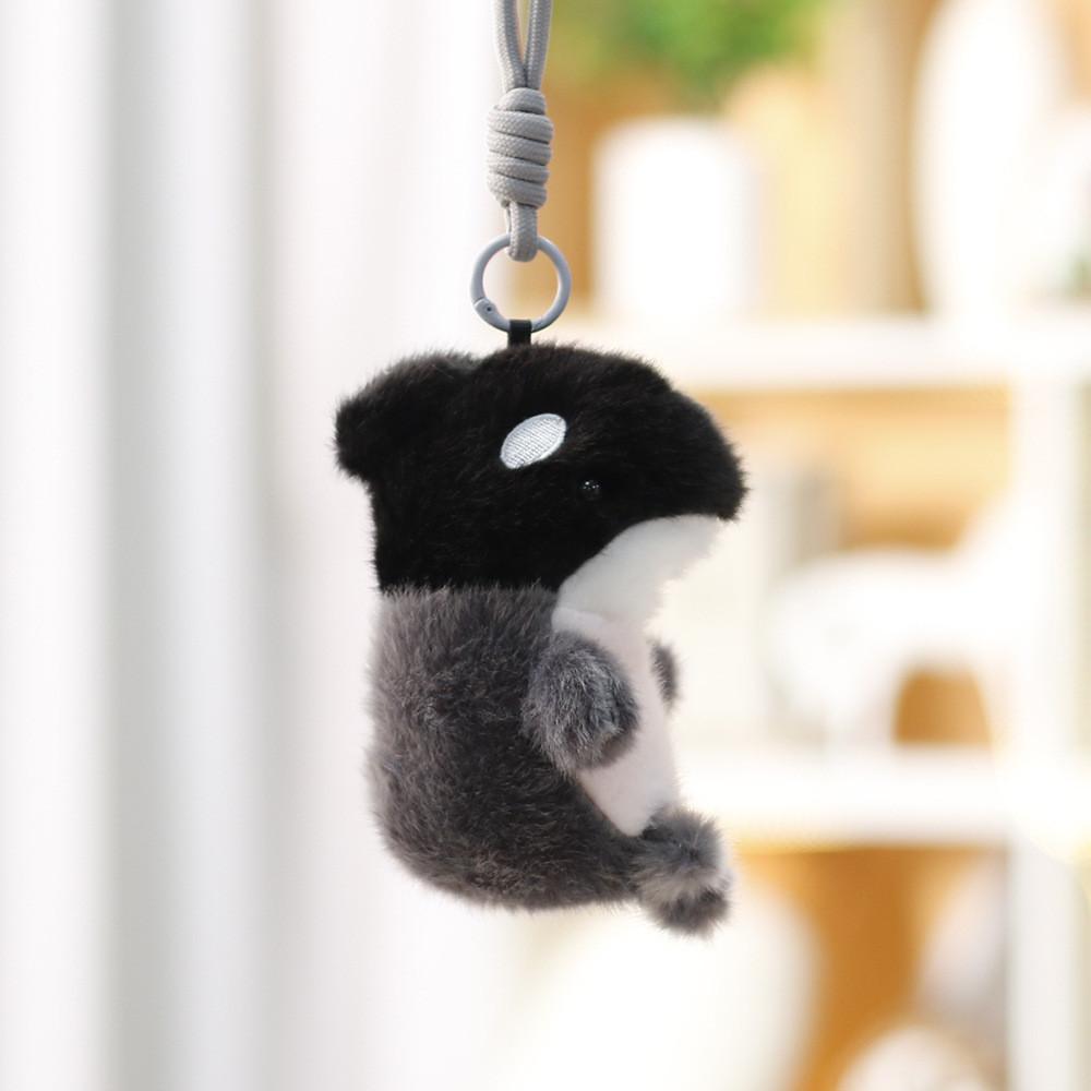 Marine Animal Plush Toy Shark Keychain With Soft Polyester Filling For Girls And Kids