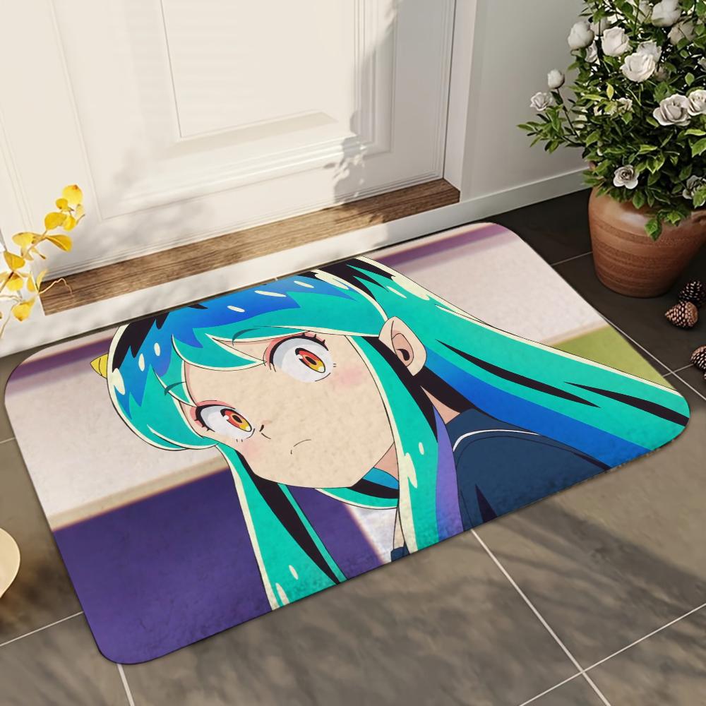 1pc U-Urusei Y-Yatsura Bathroom Absorbent Mats Anti-Slip Mats Home Decor Supplies Carpets Home Kitchen Floor Mats
