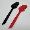 2Pcs/Set Baking Dough Scraper Heat-Resistant Mixing Scraping Batter Silicone Spatula Easy To Clean Kitchen Tool