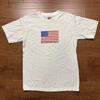 Camiseta Vintage No Molestes a EE. UU. para Hombre Talla S Blanca No Entres en Pánico América USA VTG