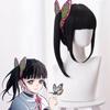 Demon Slayer Tsuyuri Kanao Cosplay Costume Wig Set Anime Game Role Play Outfit