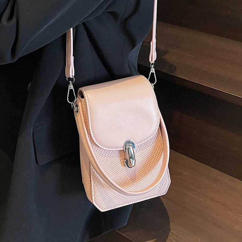 This year's popular French simple foreign style portable personalized mobile phone bag versatile commuter high sense shoulder messenger bag