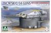TAKOM 1/72 Scale German Navy Battleship Scharnhorst B Turret 28cm SK C/34 Plastic Model TKO5016 Molded In Color