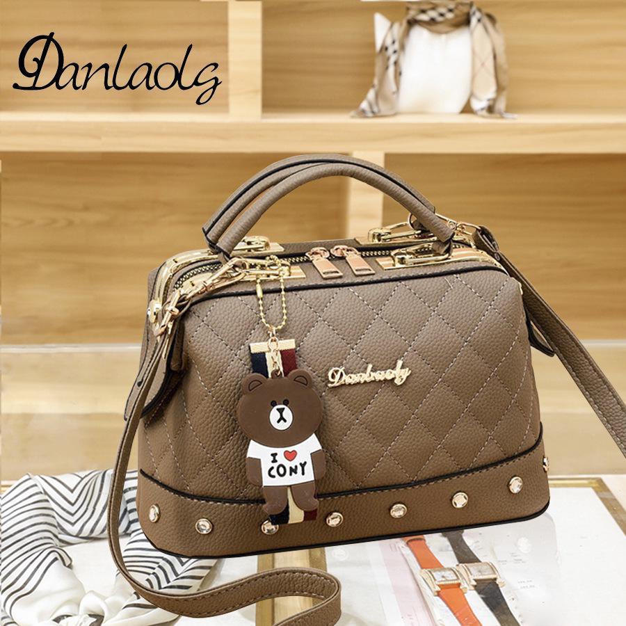 Women's 2025 Trendy Jin Di Leather Shoulder Handbag