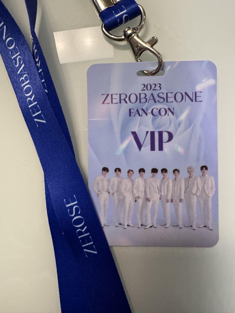 

[USED] ZB1 Fancon VIP Pass with Strap Ribbon