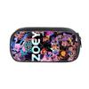 Kpop Demon Hunters Portable Pencil Pouch Nylon Storage Case For Kids And Teens