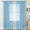 Uv-Resistant Curtains Diy Goldfish Curtain Set Solid Color Sheer Curtain Voile Screening Drape Panel Tulle For Living Room Caf