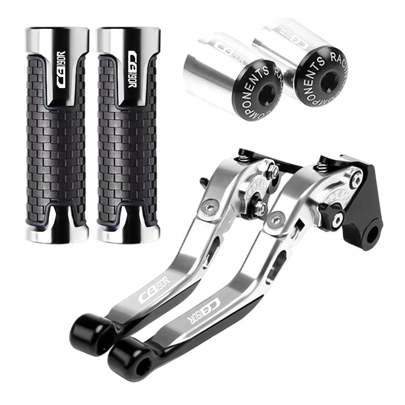 Motorcycle Brake Clutch Levers Handlebar Grips Ends CNC Aluminum For Honda CB 190R 2016 CB190R 2017