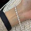 1 Strand Natural Rice Freshwater Pearl Beads 5-6mm Oval White Pearls 36cm for DIY Bracelet Necklace Jewelry Making