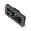 Off-Road Motorcycle Ramp Meter, Vehicle Incline/Pitch Angle GPS Speed Gradient HUD Display Color Digital