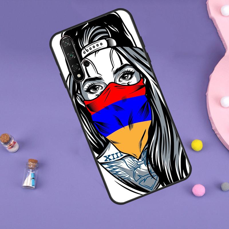 Armenian Flag For Huawei Nova 5T 9 10 SE 7i 8i 11i 12i Y60 Y61 Y70 Y72 Y73 Y90 Y91 P20 P40 P30 Lite Case